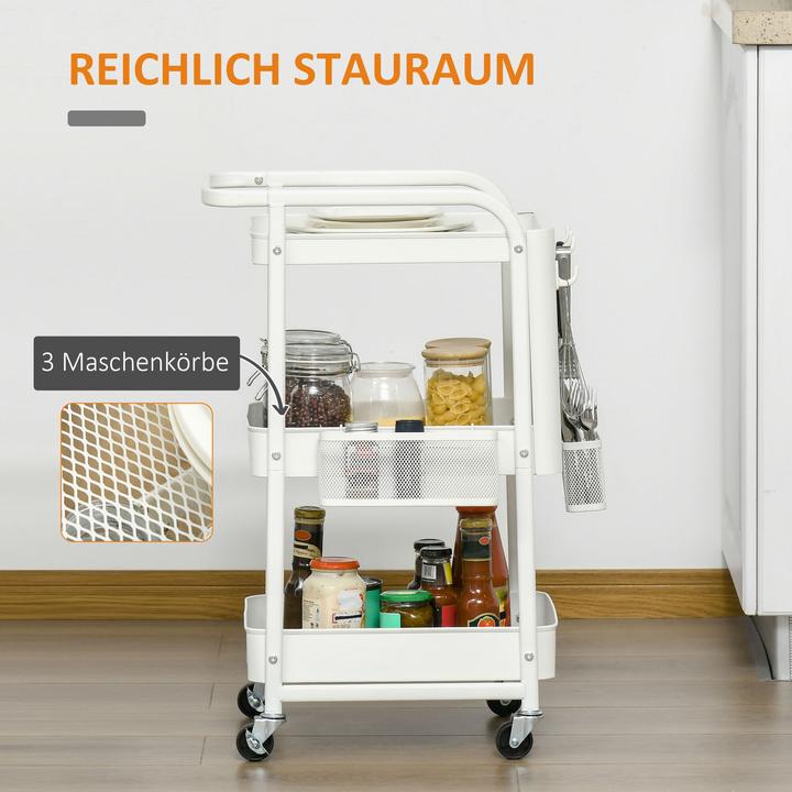 Image du produit Homcom Chariot de cuisine