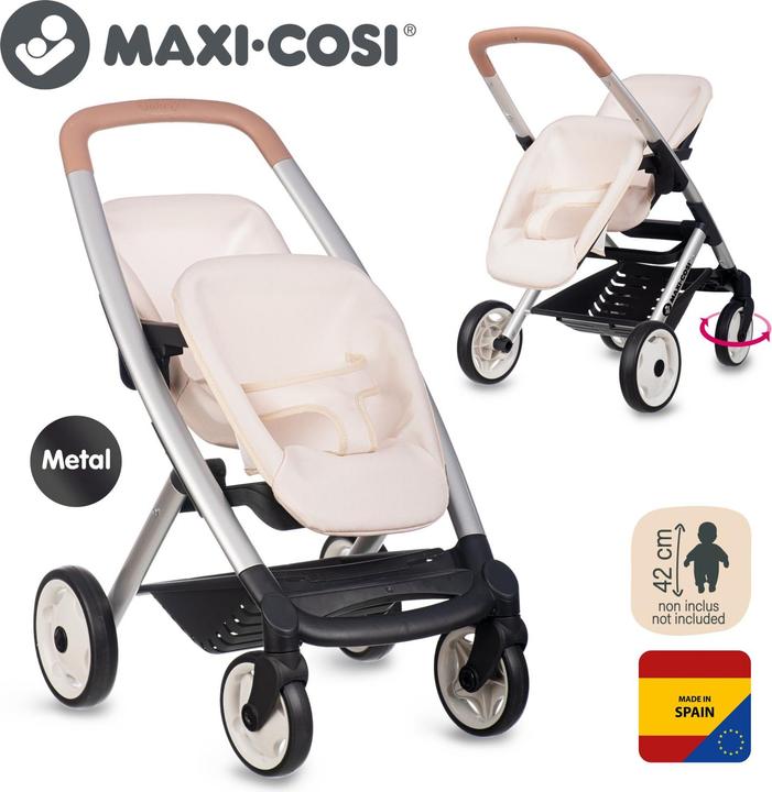 Produktbild Smoby Maxi-Cosi Zwillings-Puppenwagen