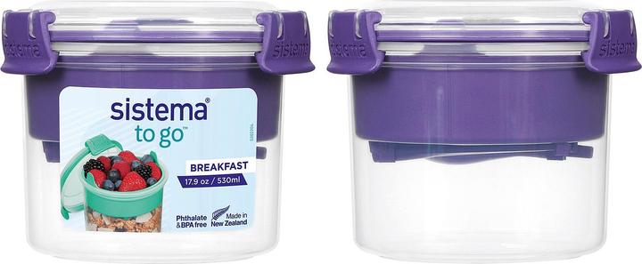 Actual product image Sistema Breakfast TO GO breakfast container