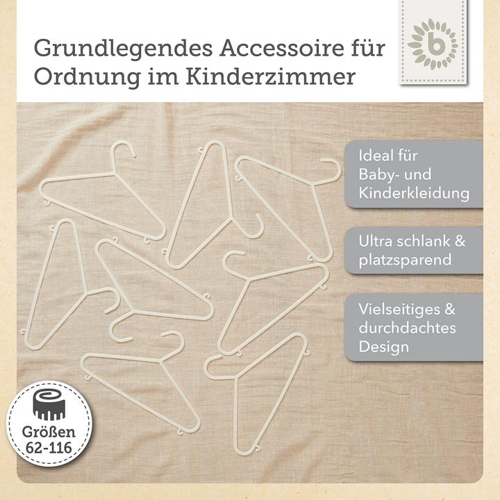 Productafbeelding Bieco Kleerhanger wit (8 x)