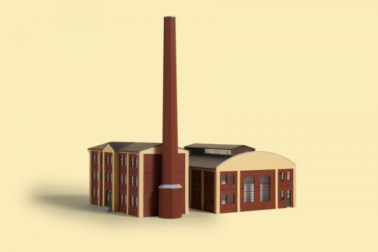 Produktbild Auhagen 14475 N Fabrikgebäude