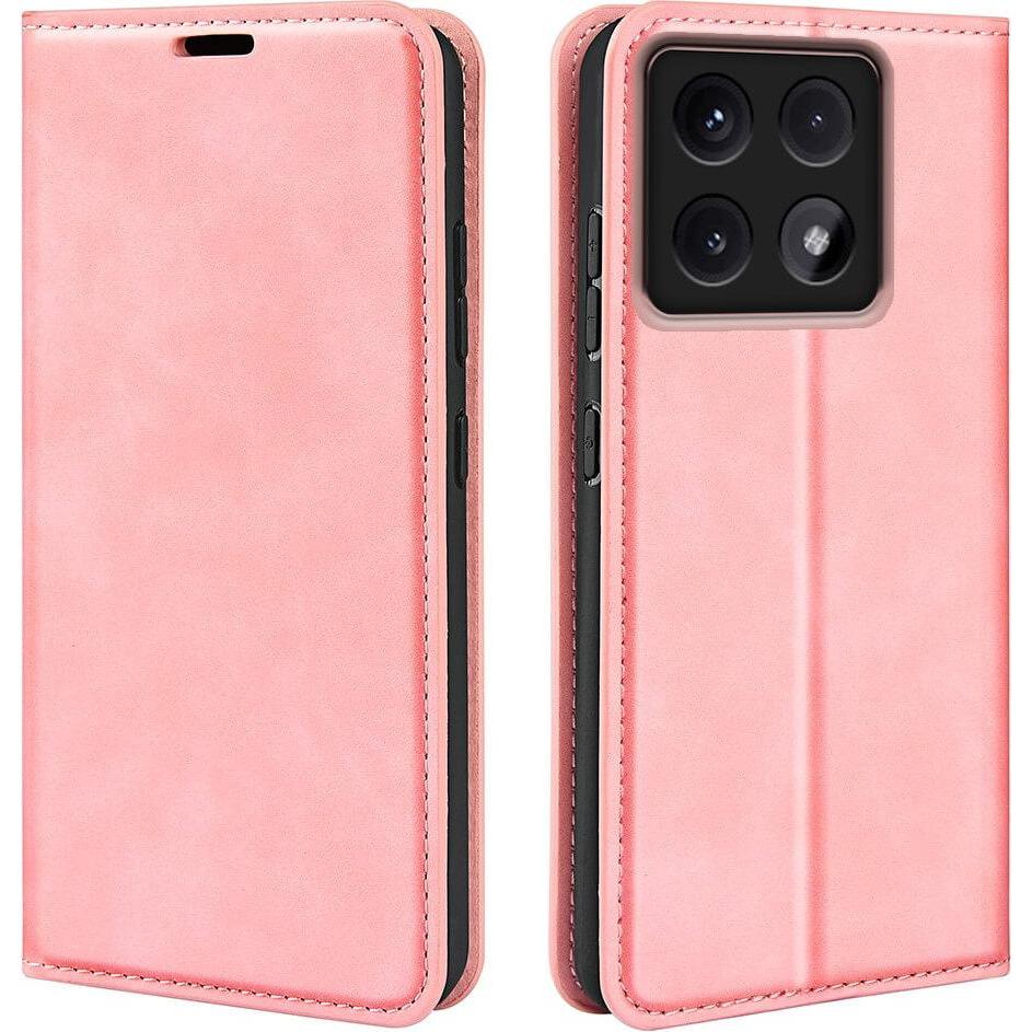 Cover-Discount Xiaomi 14T - Stand Flip Case Hülle (Xiaomi 14T), Smartphone Hülle, Rosa
