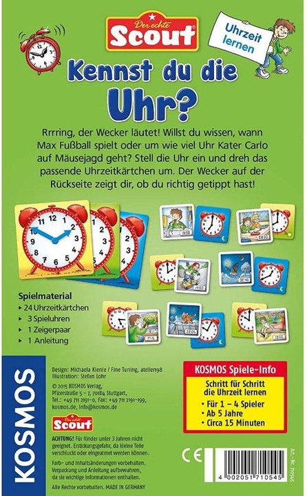 Produktbild Kosmos Der echte Scout Kennst du die Uhr? (Deutsch)