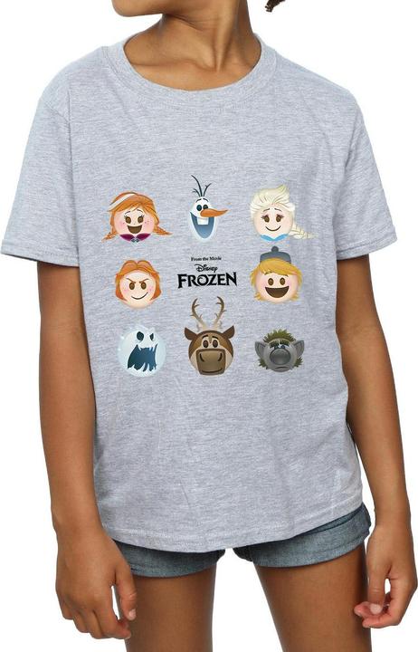 Immagine prodotto Disney Frozen Heads Maglietta Ragazze (128)