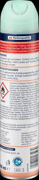 Actual product image dm Denkmit Scent spray Paradise Feeling