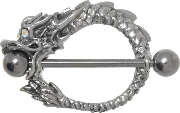 Produktbild Bijouteria Brustpiercing (Chirurgenstahl 316L, Kristall, Silber 925)