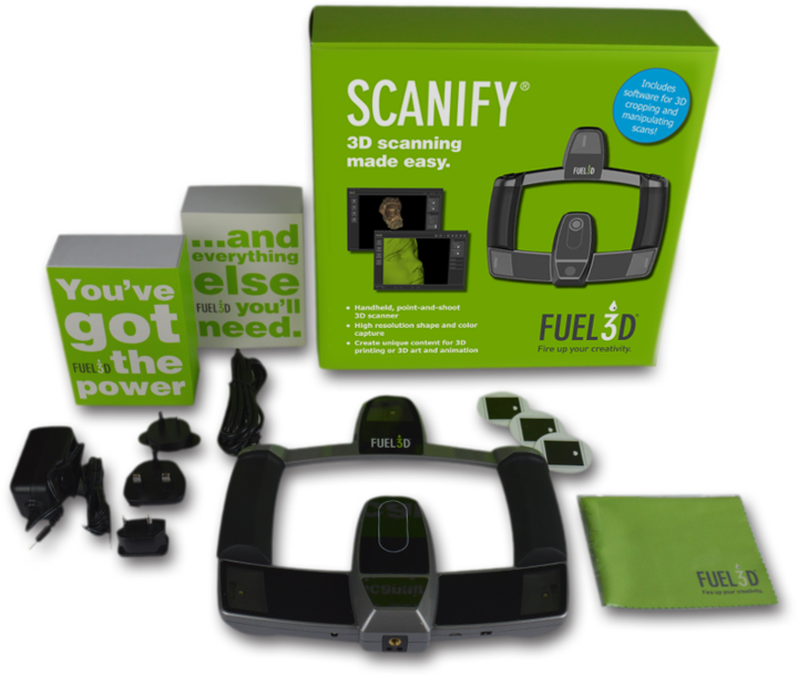 Actual product image Fuel-3D Scanify 3D Handheld Scanner