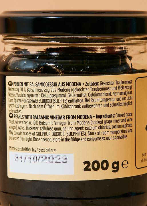Produktbild KoRo Perlen mit Balsamicoessig aus Modena