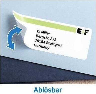 Produktbild Herma Ablösbare Etiketten A4