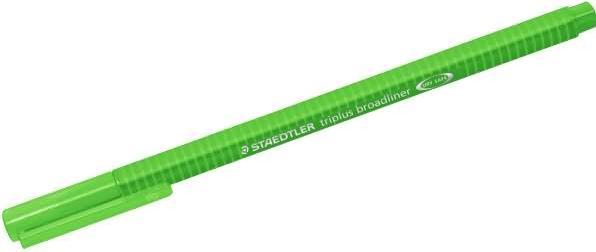 Actual product image Staedtler 338 Broadliner triplus yellow green (Light green, 1x)