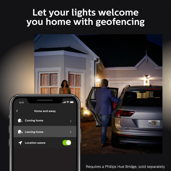 Image du produit Philips Hue Base de Turaco (806 lm, E27, IP44)