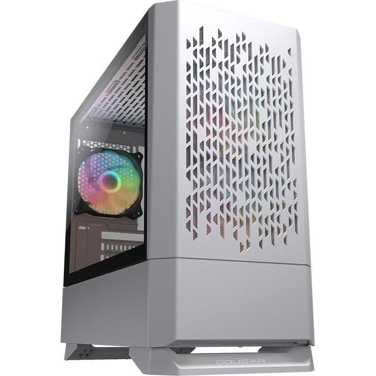 Thumbnail - Cougar MG140 Air RGB, Mini Tower, PC, Weiss, micro ATX, Mini-ITX, Blau, Grün, Rot, Hinten, Vorderseit (mATX, Mini-ITX), ...