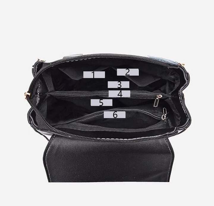 Produktbild Only-Bags.Store Spleissen Rucksack PU-Leder kariert Rucksack Multifunktions-Knapsack Teenager Schultasche Freizeit