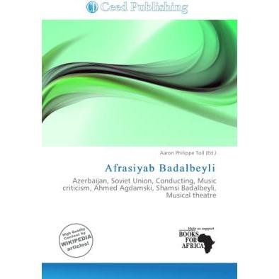 Afrasiyab Badalbeyli, Fachbücher von Aaron Philippe Toll