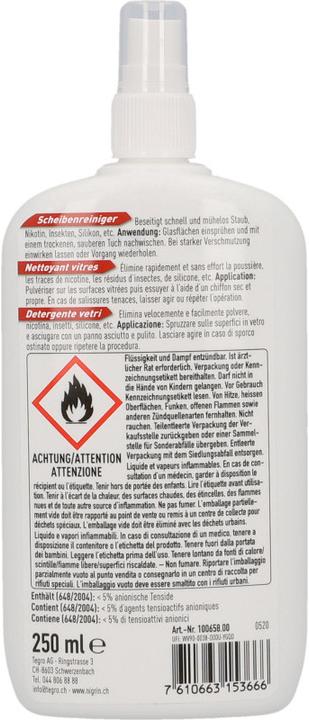 Actual product image Nigrin Scheibenreiniger (250 ml)