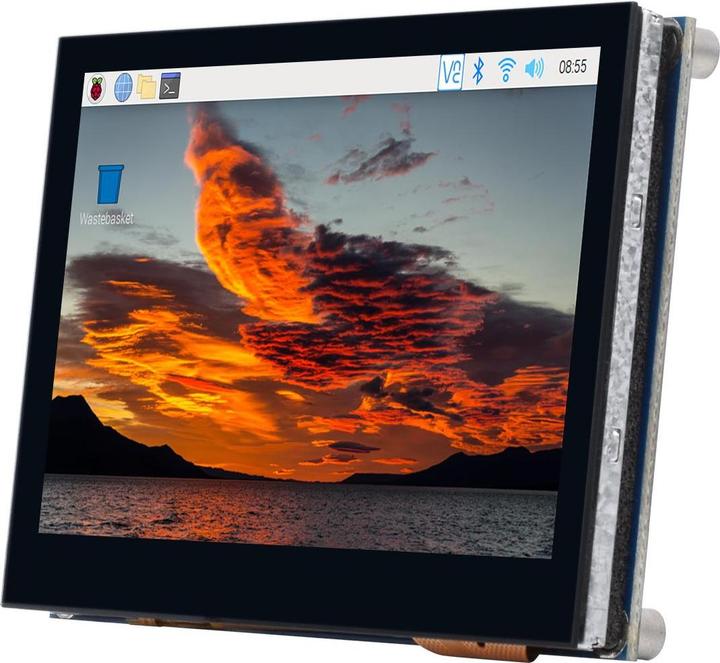 Produktbild WaveShare 4.3inch QLED Capacitive Touch Display für Raspberry Pi DSI Interface 800×480