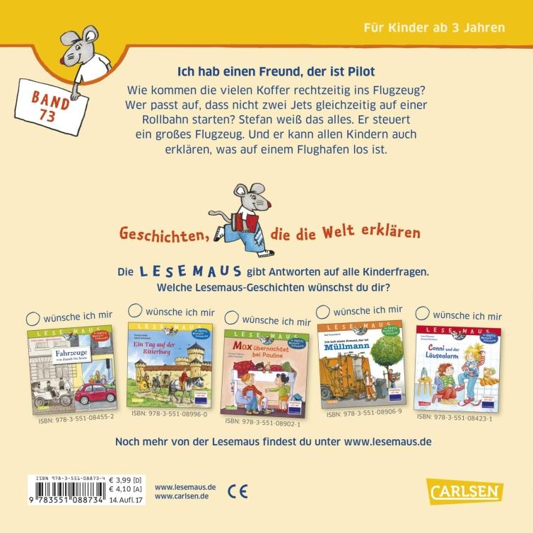 Thumbnail - Ich hab einen Freund, der ist Pilot, Kinderbücher von Ralf Butschkow