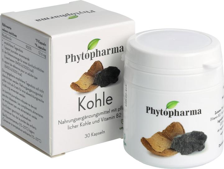 Actual product image Phytopharma Coal caps (30 pcs., Capsules, 30 g)