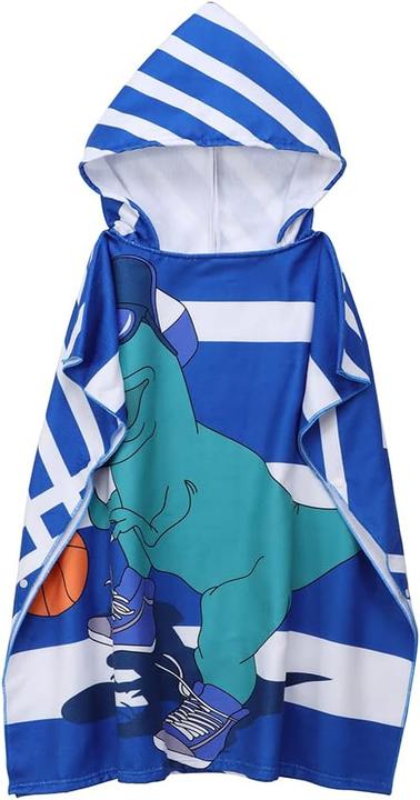 Image du produit Kaku Badetuch-Poncho für Kinder mit Dinosaurier-Motiv