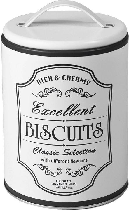 Ibili Biscuitdose mit Griff 13,5 x 19 cm Praktischer Behälter zur Aufbewahrung von Gebäck (2.70 l)