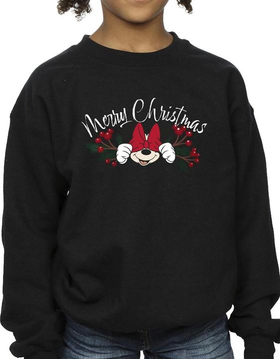 Produktbild Disney Minnie Mouse Christmas Holly Sweatshirt Mädchen (128)