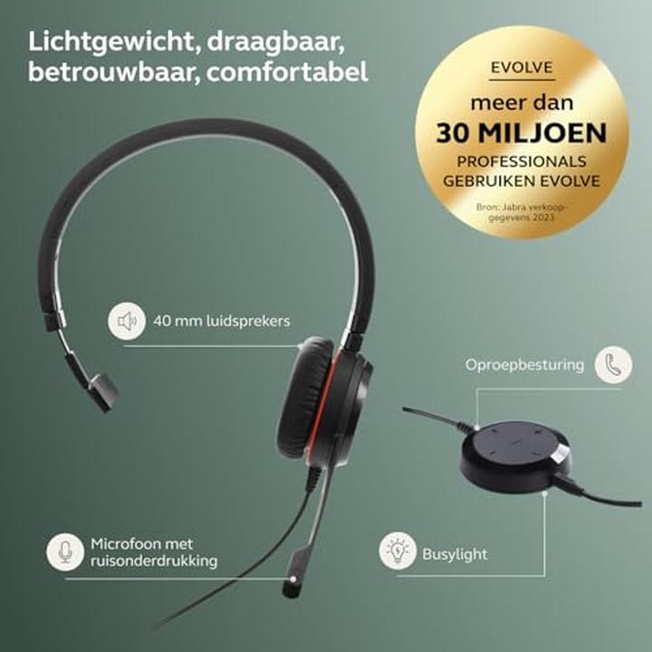 Produktbild Jabra Evolve 30 (Kabelgebunden, USB-A)