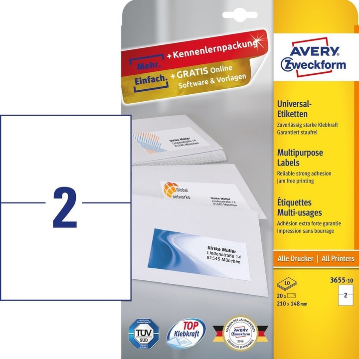 Produktbild Avery Etiketten, Home Office, Kleinpackung