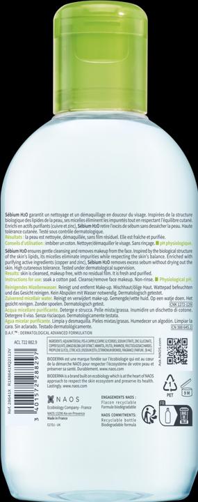 Immagine prodotto Bioderma H2O Pompe Inversée (Acqua micellare, 500 ml)