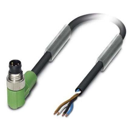 Phoenix Contact Nero Sac-4P-M 8Mr/10.0-Pur, Cavo + Spina Elettrica,