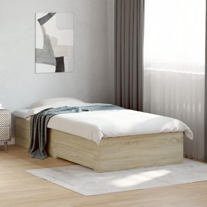Image du produit VidaXL Cadre de lit avec tiroirs 90 x 200cm (90 x 200 cm)