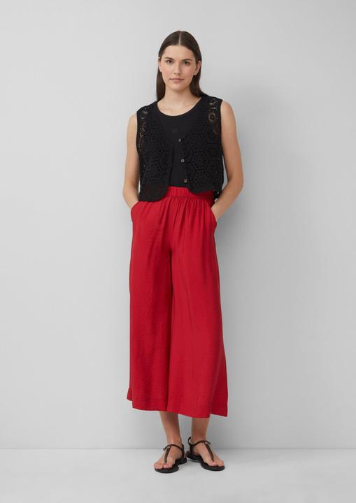 Produktbild S.Oliver Hose Strukturierter Hosenrock aus Viskosemix (42)