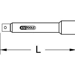 Thumbnail - KS Tools, Steckschlüssel + Stecknuss, 3/8" Verlängerung