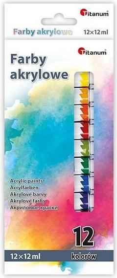 Productafbeelding Kolorowe Baloniki Acrylfarben 12 Farben (12 ml)
