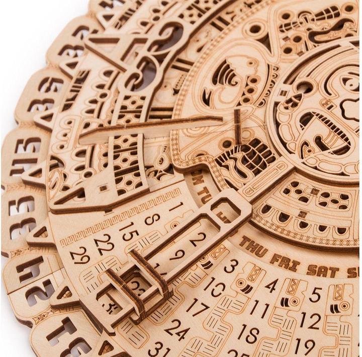 Actual product image Wood Trick Maya calendar - wooden kit