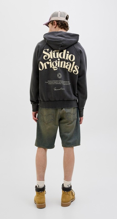 Produktbild Jack & Jones Rückenprint Kapuzenpullover Kapuzenpullover (L)