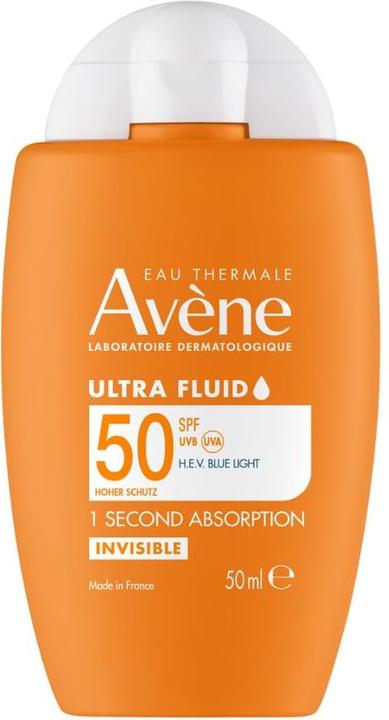 Immagine prodotto Avène Ultra Fluid Invisible LSF 50, 50 ml Creme (Crema solare, SPF 50, 50 ml)
