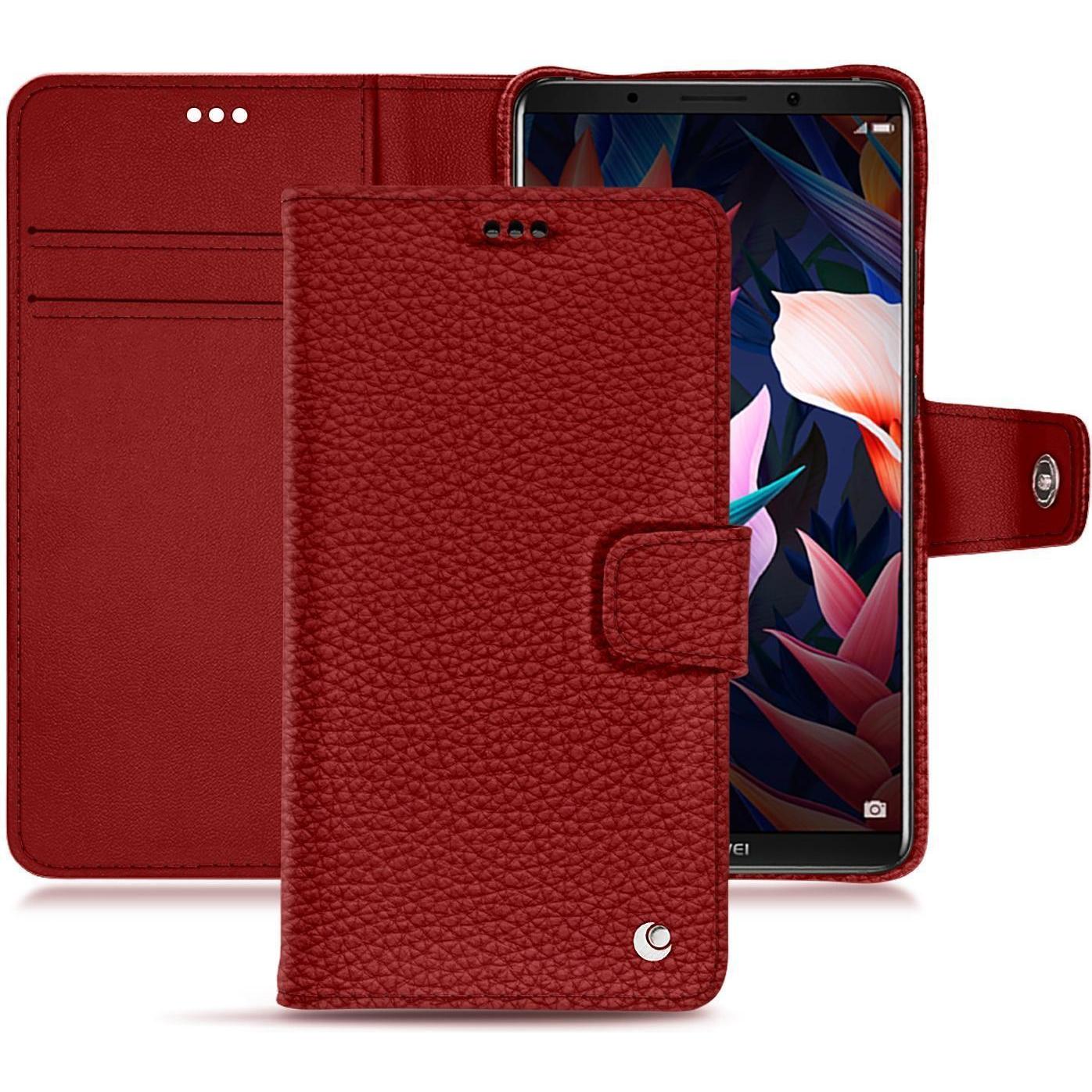 Thumbnail - Noreve Lederschutzhülle Wallet (Huawei Mate 10 Pro), Smartphone Hülle, Rot