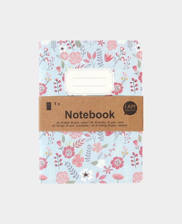 Actual product image I Am Creative Notebook, notebook (A6, Checked, Hardcover)