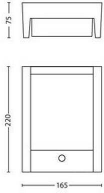 Produktbild Philips Arbour (800 lm, IP44)