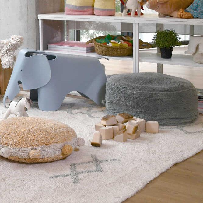 Actual product image Lorena Canals Pouf Chill Vintage Blue