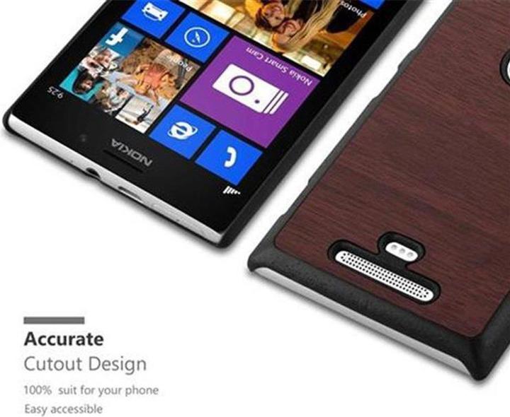 Produktbild Cadorabo Hard Cover Woody Cover (Nokia Lumia 925)