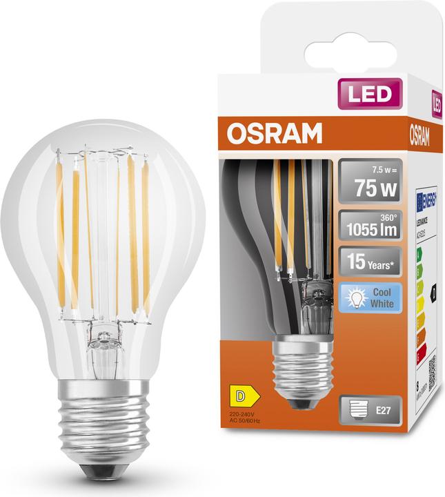 Productafbeelding Osram Ster Klassieker A (E27, 75 W, 1055 lm, 1 x, D)