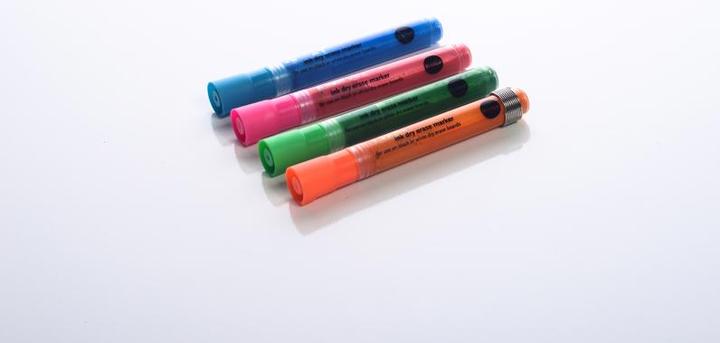 Actual product image Bi-Office Glassboard marker set (4x)