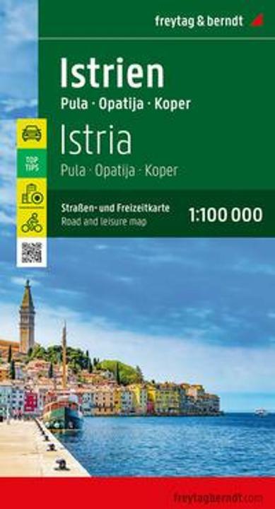 Produktbild Istrien, Strassen- und Freizeitkarte 1:100.000, freytag & berndt