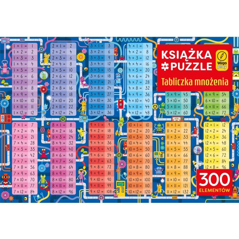 Wilga Play Vilga Wila Spielpuzzle 300 Elemente + Buch – Einmaleins (300 Teile)