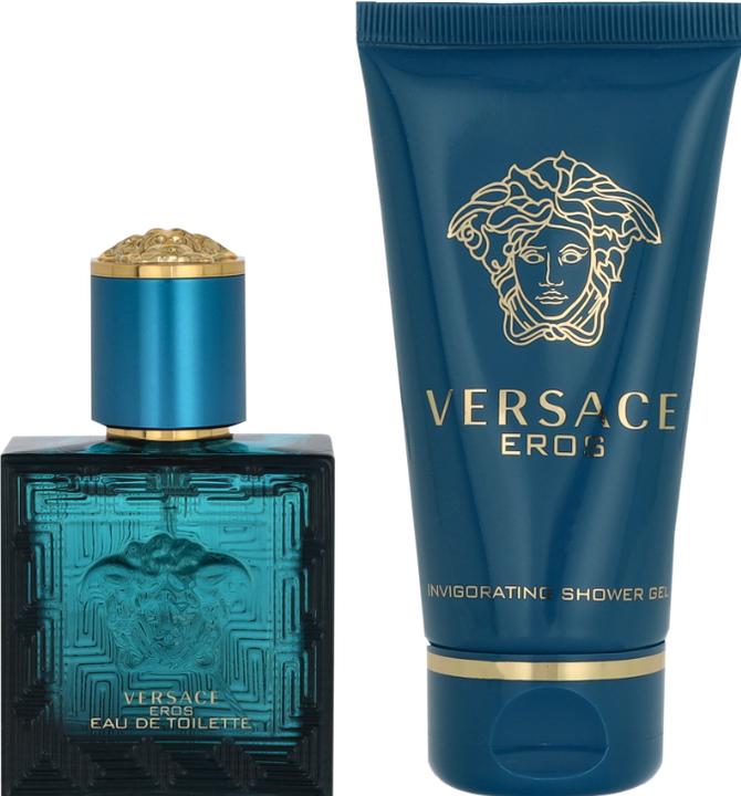 Actual product image Versace EROS EDT 30ML + SHOWER GEL 50ML (Perfume set)