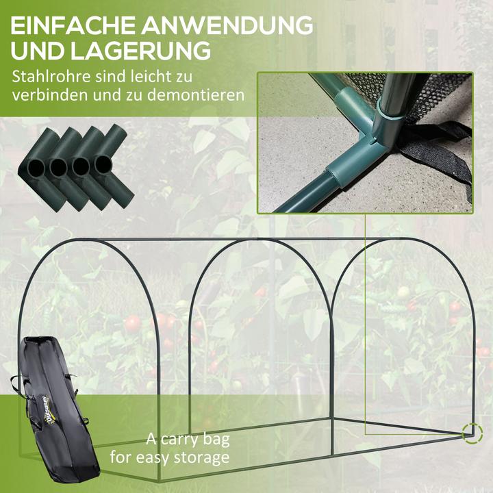 Image du produit Outsunny Gewächshaus mit 2 Rolltüren