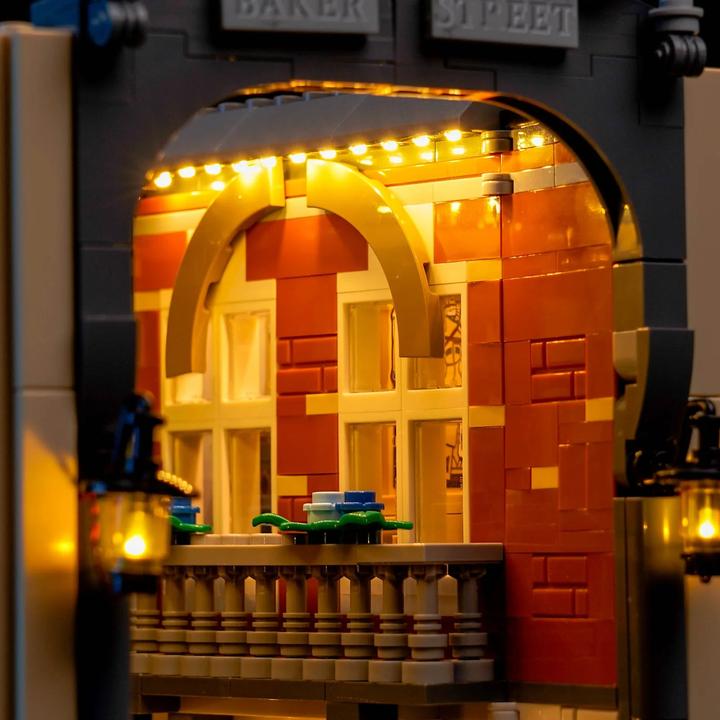 Immagine prodotto BrickBling LED Licht Set für LEGO Sherlock Holmes: Bücherstütze (10351) inkl. Fernbedienung