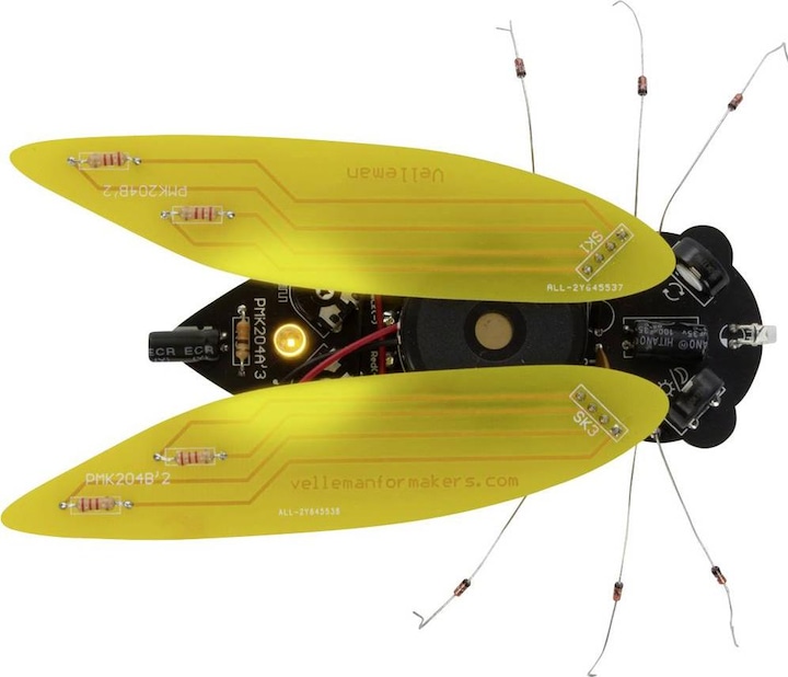 Actual product image Whadda Electronic cicada kit with on / off switch