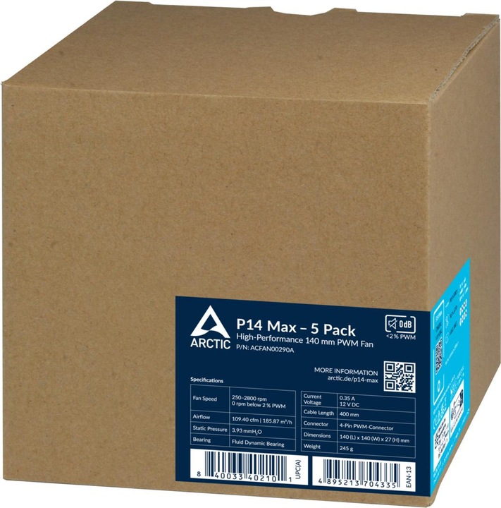 Actual product image Arctic P14 Max (140 mm, 5 x)